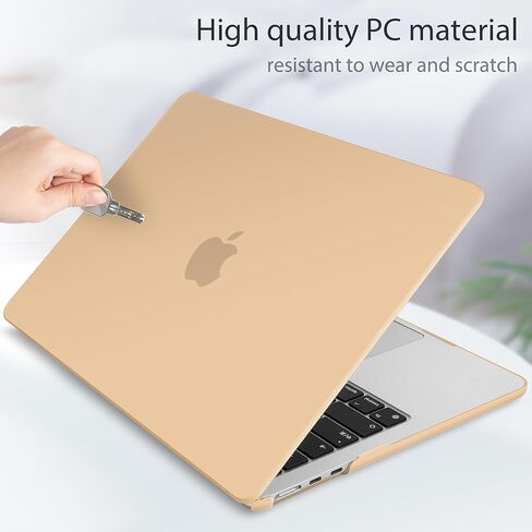 Mektron Case for 2025 M4 MacBook Air 13.6 Inch A3240, Plastic Hard Shell Cases for 2022/2024 MacBook Air 13.6" A2681/A3113 Apple M2/M3 Chip with Liquid Retina Display Fits Touch ID, Crystal Pink in Kuwait