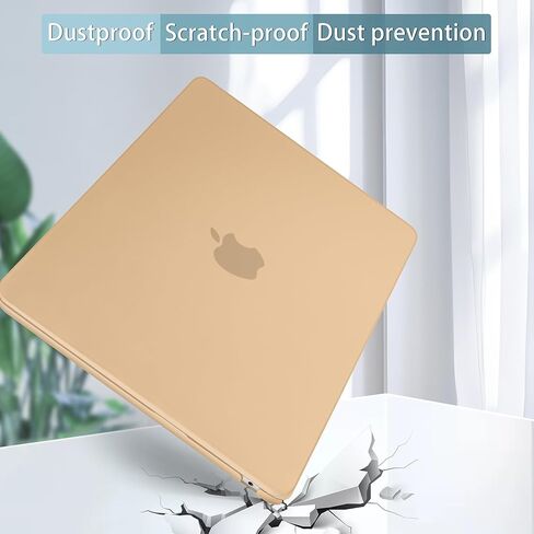 Mektron Case for 2025 M4 MacBook Air 13.6 Inch A3240, Plastic Hard Shell Cases for 2022/2024 MacBook Air 13.6" A2681/A3113 Apple M2/M3 Chip with Liquid Retina Display Fits Touch ID, Crystal Pink in Kuwait