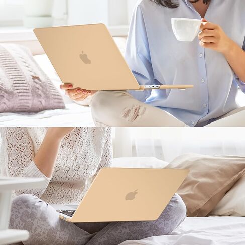 Mektron Case for 2025 M4 MacBook Air 13.6 Inch A3240, Plastic Hard Shell Cases for 2022/2024 MacBook Air 13.6" A2681/A3113 Apple M2/M3 Chip with Liquid Retina Display Fits Touch ID, Crystal Pink in Kuwait