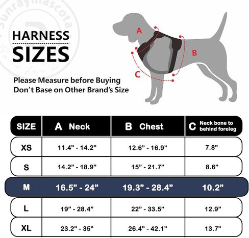 No Pull Dog Harness, Reflective Puppy Vest for Small Medium Large Sized Dog(Prussian Blue,L) in Saudi Arabia