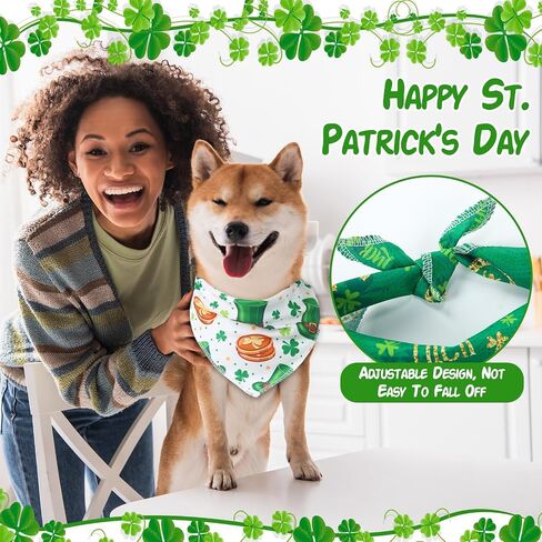 Paterr 100 Pieces Dog Bandanas Bulk Summer Pet Handkerchief Soft Dog Triangle Bibs Cute Kerchief Adjustable Washable Pet Scarf Costume Accessory for Small Medium Dogs Puppy Cats in Saudi Arabia