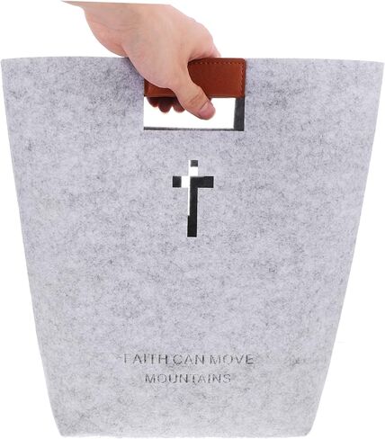 SOLUSTRE Felt Handbag Bible Book Bag Bible Bags for Women Bible Tote Bag Bible Bag for Women Grocery Bag Bible Carrying Case Shopping Bag Church Study Bag Felt Bag Felt Tote Bible Study Bag in Saudi Arabia