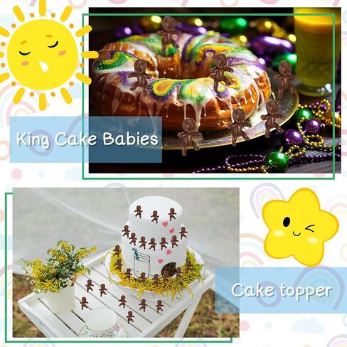 100 Pcs Mini Plastic Babies 1 Inch Tiny Baby Figurines Small Babyshower Babies Bulk for My Water Broke Baby Shower Games Decorations(Purple) in Kuwait