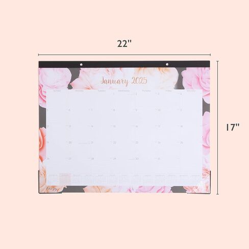 Blue Sky 2025 تقويم لوحة المكتب الشهري ، يناير 2025- ديسمبر 2025 ، 22 "× 17" ، ربط الشريط المقطوع ، ثنائي الفتحة ، كتل يومية ، للمكتب والفصول الدراسية ، Joselyn (Joselyn- 2025 ، 22 "× 17") in Kuwait