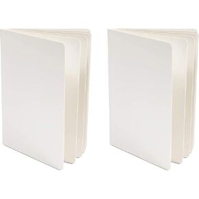 Bright Creations Blank Board Book for Kids, Hardcover (White, 8 x 11 In, 2 Pack)