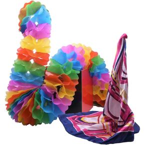 Magic Tricks with Magic Box, Magic Flower, Magic Scarves and Tutorial Videos Appearing Magic Set Easy Magic Props for Beginners, Kids and Adult