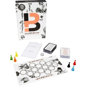 Mattel Games ​Balderdash Board Game for Adults & Teens with Guessing & Bluffing, The Game of Twisting Truths for 2 to 6 Players