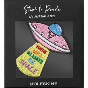 Moleskine Stick to Pride, There Will Always Be Space, Stick-on Patch by Ashton Attzs