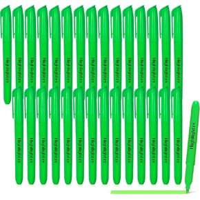 30 Pack Green Highlighters, Chisel Tip Dry-Quickly Highlighter Markers, No Bleed Highlighters for Office, School Supplies, and Study Essentials