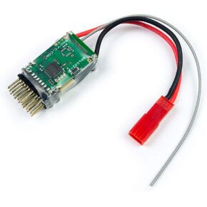 Mini Receiver RX44 Series 2.4G 6CH Micro Receiver Support S-FHSS/DSM2/DSMX/FRSKY D-16/FRYSKY D-8 Built in 15A 2~3S Brushless ESC (RX444)