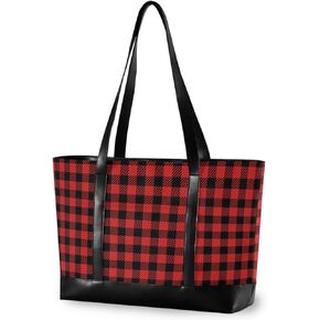 Canvas Laptop Tote Bag for Women - Work & Travel with Zipper