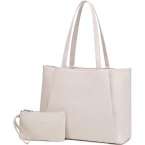 15.6 Inch Work Bags Waterproof Laptop Bag, Large Capacity Office Purse Computer Briefcase Durable Shoulder Bag