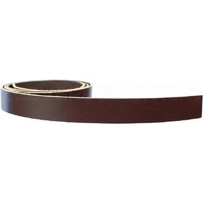 CleverDelights Dark Brown Cowhide Leather Strap - 1" x 84" - 5oz Leather - 1 Inch Wide