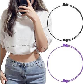 Sweater Tuck Band (23'' - 62''), Adjustable Elastic Band, Tool for Shirts & Sweaters, Suitable for Waist Size Between 23'' - 62''