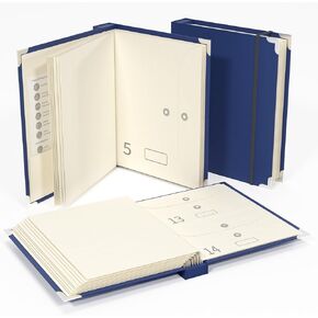 DOOHALO Important Document Organizer Expandable File Folder Paper Document Binder Expanding Holder Portfolio for Papers Passports Certificates Social Security Cards Photos