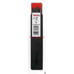 rOtring Lead Refills Extra Strong 2.0mm 2H (12 Leads)