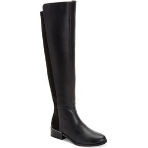 Alfani Womens Ludlowe Leather Zipper Over-The-Knee Boots Black 5.5 Medium (B,M)