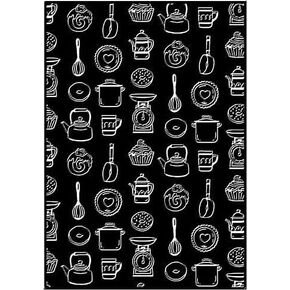 Plastic Embossing Folder (6'' x 8'' | Kitchen Supplies) Paper Crafts Plastic Textured Impressions for Card Making Scrapbooking