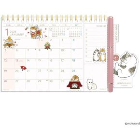 2025 Hyokkori Schedule/mofusand Calendar No. 174