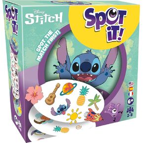 Zygomatic Spot It! Disney Stitch - Quick Observation Card Game Featuring Beloved Characters! Fun Matching Game for Kids and Adults, Ages 6+, 2-8 Players, 15 Minute Playtime, Made