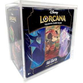 Premium Acrylic Display Case for Disney Lorcana Illumineer's Trove, Magnetic Sliding Top