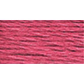 DMC 117-3731 Mouline Stranded Cotton Six Strand Embroidery Floss Thread, Dark Dusty Rose, 8.7-Yard