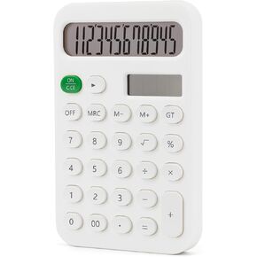 Basic Calculator,Small Calculator,Cute Calculator,Solar Calculator,Mini Calculator,Simple Calculator,Calculators Desktop,Desk Calculator,Mechanical Calculator,School Calculator,Pocket Calculator White