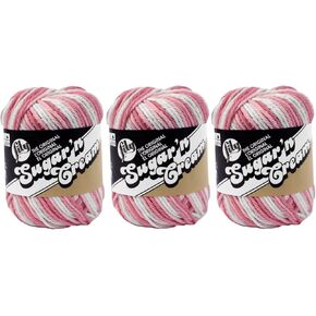 Sugar'N Cream Yarn - Ombres-Strawberry Cream