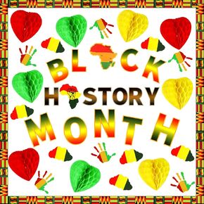 Eersida Women History Month Bulletin Board Decorations History Month Banner Backdrop for International Women's Day Bulletin Board with Tissue Flower Balls Celebration Party Supply