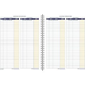 Adams Bookkeeping Record Book, Monthly Format, 8.5 x 11 Inches, White (AFR71) (3-Pack)