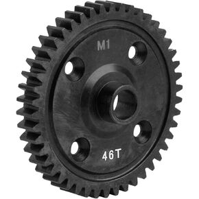 RC M1 46T Spur Gear Big Gear Upgrades Part for 1/8 Sledge 4WD #95076-4,Harden Steel 46T Main Gear Hops Up for Sledge Monster Truck