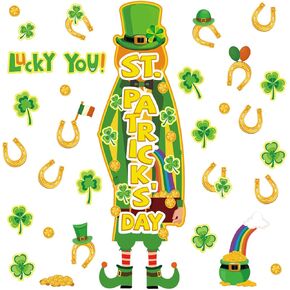 Marspark 42 PCS St. Patrick's Day Bulletin Board Set St. in Kuwait