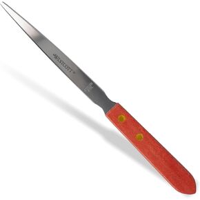 Q-Connect 44836 220 mm Letter Opener with Wooden Handle, Brown, Pack of 1