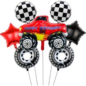 Truck Balloons Birthday Party Supplies, Race Car Theme Party Decorations Supplies for Kids Birthday Baby Shower Car Party Decorations