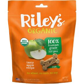Riley'S Organics Apple Bone, Large, 5 Oz.