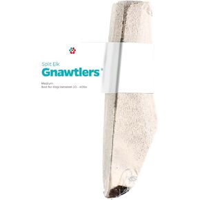 Pet Parents Gnawtlers® - Antlers Premium Split for Dogs ، تم تسليط قرون الأيائل المنقسمة بشكل طبيعي ، وجميعهم من الكلاب المقسمة الطبيعية ، تم اختيارها خصيصًا من مناطق Heartland (متوسطة (حزمة 1))