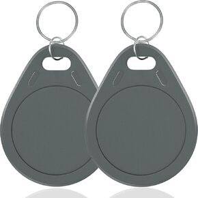 NFC Tags Ntag215 NFC Keytags Black NFC fob Rewritable NFC 215 Tag NFC Business Card Programmable NFC Tag 504 Bytes Memory，Compatible with Android & iPhones (NFC215-10PCS-Blue)