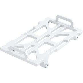 SCX24 Battery Tray Holder for 1/24 Axial Gladiator AXI00005 RC Crawler Car Aluminum Upgrades Parts (Silver)