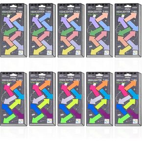1600Pcs 16 Colors Sticky Tabs Arrow Flags, Translucent Book Tabs Page Markers, Index Sticky Notes Annotation Tabs Stickers for Annotating Books, Neon + Morandi Color