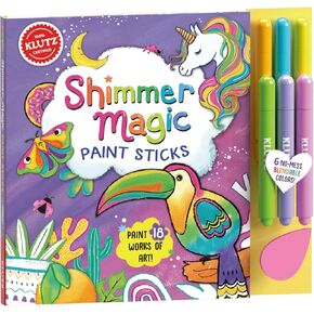 KLUTZ Shimmer Magic Paint Sticks Craft Kit