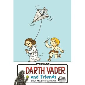 Darth Vader ™ والأصدقاء Four Mini Eco-Journals (مؤلفات دفتر Notes Star Wars المصورة ، دارث فيدر و SON Series Stationery)