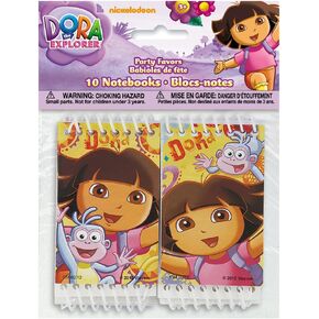 Dora the Explorer Notebooks - Mini Size, 10 Pcs