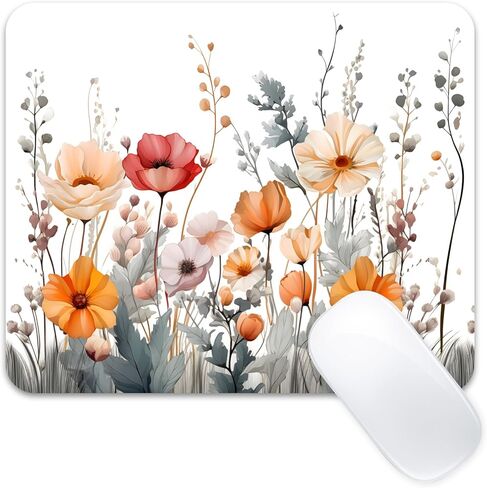 Cute Mousepad Computer Hot Pink Kawaii Cool Mousepad Aesthetic Checkered Girly Women Design Kids Girls Teen Pretty Modern Decorative Art Small Office MouseMat for Laptop in Kuwait