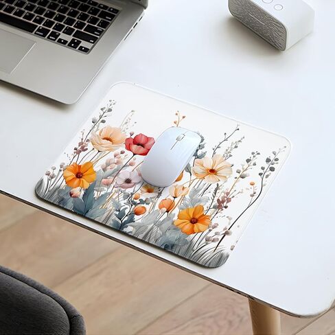 Cute Mousepad Computer Hot Pink Kawaii Cool Mousepad Aesthetic Checkered Girly Women Design Kids Girls Teen Pretty Modern Decorative Art Small Office MouseMat for Laptop in Kuwait