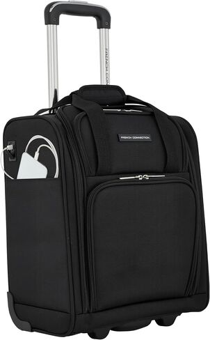 French Connection 16" Underseat Carry-On Luggage USB-C Ports, Toasted Almond in Saudi Arabia