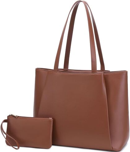 15.6 Inch Work Bags Waterproof Laptop Bag, Large Capacity Office Purse Computer Briefcase Durable Shoulder Bag in Kuwait