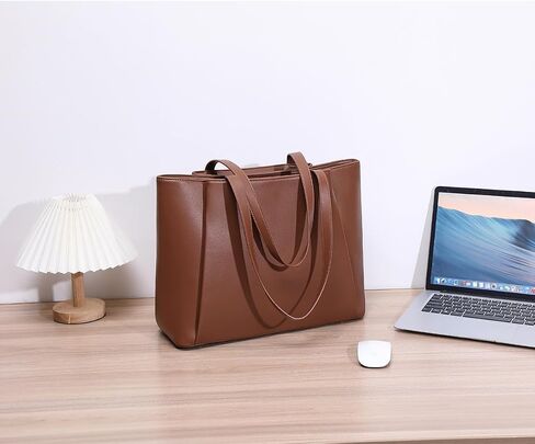 15.6 Inch Work Bags Waterproof Laptop Bag, Large Capacity Office Purse Computer Briefcase Durable Shoulder Bag in Kuwait
