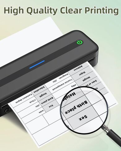 Memoqueen Thermal Paper 8.5 x 11 White US Letter Thermal Printer Paper Paper Fold Compatible with M08F-Letter, M832, Portable Printer, Size 8.5" x 11" Thermal Paper, 100 Sheets in Kuwait