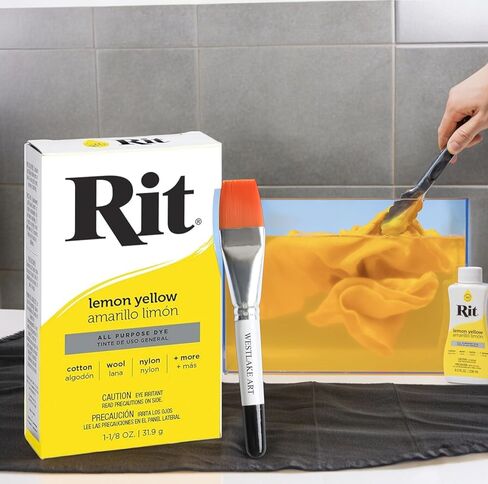 RIT الغرض من صبغة المسحوق ، والأصفر الليمون ، وإعادة تنشيط الأقمشة والحرف اليدوية ، متعددة الاستخدامات وحيوية للقطن ، والكتان ، والحرير ، والصوف ، وسهلة الاستخدام مع فرشاة الطلاء بالألوان المائية (حزمة 4) in Saudi Arabia
