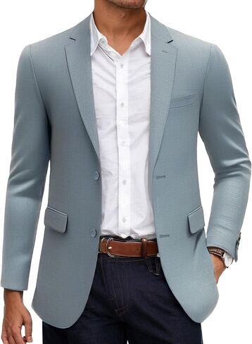 COOFANDY Mens Casual Blazer Slim Fit Suit Jacket Two Button Lightweight Sport Coats Business Blazer Jacket in Kuwait